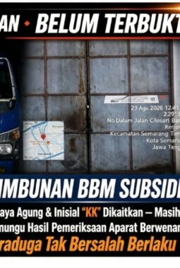 Klarifikasi dan Hak JawabvTerkait Pemberitaan Dugaan Penimbunan Solar Subsidi di Cilosari