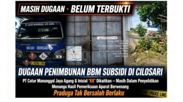 Klarifikasi dan Hak JawabvTerkait Pemberitaan Dugaan Penimbunan Solar Subsidi di Cilosari