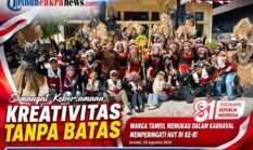 Warga Desa Korowelangkulon Tampil Memukau Dalam karnaval Memperingati HUT RI Ke-81