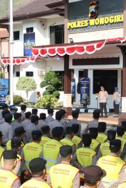 Polres Wonogiri Siapkan Personel Hadapi Situasi Kontijensi dan Aksi Unras