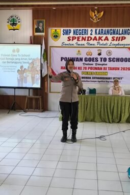 Polwan Goes To School Jelang Hari Jadi Ke 78, Polres Sragen Bekali Pelajar dengan Edukasi Anti Bullying, Narkoba dan Bijak Bermedia Sosial