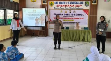 Polwan Goes To School Jelang Hari Jadi Ke 78, Polres Sragen Bekali Pelajar dengan Edukasi Anti Bullying, Narkoba dan Bijak Bermedia Sosial