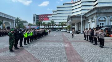 Apel Pelayanan Penyampaian Pendapat, Polrestabes Semarang Siapkan Personel dengan Pendekatan Humanis