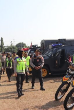 Kapolres Sragen Cek Kesiapan Anggota Hadapi Situasi Kontingensi