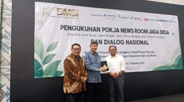 Pengukuhan Pokja Newsroom Jaga Desa Hasyim S Djoyohadikuwumo : Saya Datang di sini karena Percaya