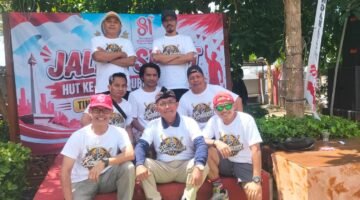 Rangkaian Penutup HUT RI-81 Kecamatan Kembaran Banyumas Gelar Lomba Jalan Sehat