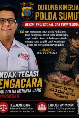 Dugaan Catut Nama Penyidik Narkoba Rp200 Juta, DPW A-PPI Sumut Desak Kapolda Usut Tuntas Oknum Pengacara
