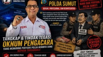 Dugaan Catut Nama Penyidik Narkoba Rp200 Juta, DPW A-PPI Sumut Desak Kapolda Usut Tuntas Oknum Pengacara