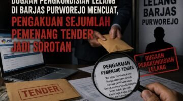 Dugaan Pengkondisian Lelang di Barjas Purworejo Mencuat, Pengakuan Sejumlah Pemenang Tender Jadi Sorotan