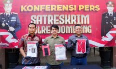 Satreskrim Polres Jombang Ringkus Pelaku Love Scamming di Lampung