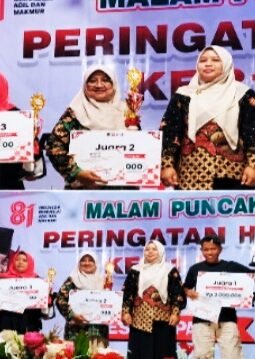 Malam Puncak HUT RI ke-81 Desa Jipang Kecamatan Karanglewas Banyumas Berlangsung Sangat Meriah