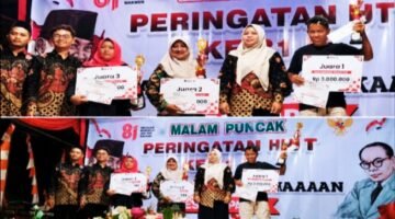 Malam Puncak HUT RI ke-81 Desa Jipang Kecamatan Karanglewas Banyumas Berlangsung Sangat Meriah