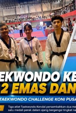 Tiga Atlet Taekwondo Kendal Sabet 2 Emas dan 1 Perak di Olympia Indonesia Taekwondo Challenge 2026