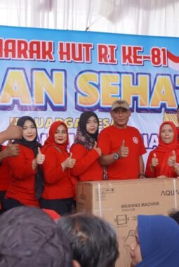 SEMARAK HUT RI ke-81: Ribuan Warga Berbondong-bondong Ikut Jalan Sehat Selokerto, Dibuka Resmi Anggota TNI Kodim 0728/WNG   