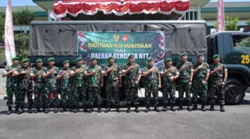 Pangdam IV/Diponegoro Pimpin Pemberangkatan Bantuan Kemanusiaan untuk Korban Gempa NTT