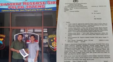 Sugiyono Penuhi Klarifikasi Ditressiber Polda Jateng, Bawa Dua Saksi Terkait Dugaan Pencemaran Nama Baik via Facebook