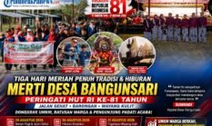 Tiga Hari Penuh Tradisi dan Hiburan, Merti Desa Bangunsari Meriahkan HUT RI ke-81 hingga Dongkrak UMKM Warga