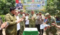 Pangdam IV/Diponegoro Tinjau Jembatan Gantung Merah Putih dan Resmikan Sumur Bor di Pati