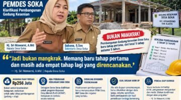 Pemdes Soka Tegaskan Gedung Kesenian Rp256 Juta Bukan Mangkrak: Baru Tahap Pertama, Masih Ada Empat Tahap