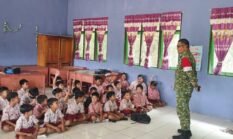 Hari ketiga, Pasis Dikreg Sesko TNI LVI berikan Penyuluhan Karhutla di Desa Bereng Kec Kahayan Hilir, Kab. Pulang Pisau