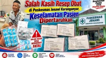 Salah Kasih Resep Obat di Puskesmas Jenawi Karanganyar, Keselamatan Pasien Dipertaruhkan