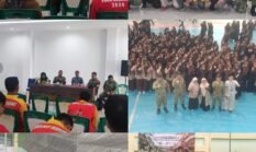 Pasis Dikreg Sesko TNI LVI berikan Penyuluhan Karhutla di Kec. Selat 