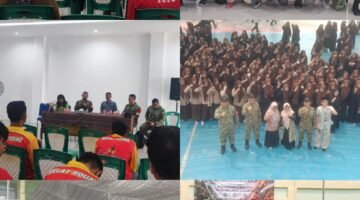 Pasis Dikreg Sesko TNI LVI berikan Penyuluhan Karhutla di Kec. Selat