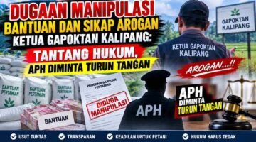 Dugaan Manipulasi Bantuan dan Sikap Arogan Ketua Gapoktan Kalipang: Tantang Hukum, APH Diminta Turun Tangan