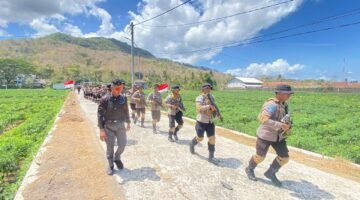 Jalan Juang Divhubinter Polri 2026 Digelar di Bantul, 150 Peserta Jalani Long March hingga Pembaretan