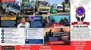 Suyitno Tak Tuntut Kerusakan Hino — GMOCT DPD Jateng Dorong Barakah Express Utamakan Keluarga Korban Laka Pemalang