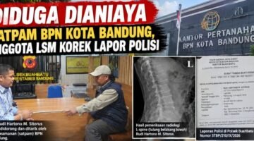 DIDUGA TERJADI KEKERASAN DI KANTOR BPN KOTA BANDUNG, LSM KOREK DESAK POLISI PERIKSA CCTV