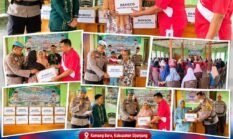 Jumat Berkah, Kapolres Sijunjung Salurkan 25 Paket Sembako untuk Warga Kurang Mampu di Kamang Baru