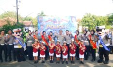 Pameran Lalu lintas Semarakkan HUT Polantas Bhayangkara ke-71, Sat Lantas Polres Semarang Hadirkan Hiburan dan Edukasi Lalu Lintas