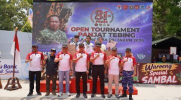 Pangdam IV/Diponegoro Tutup Open Tournament Panjat Tebing Piala Panglima TNI 2026 di Yogyakarta
