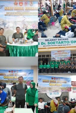Peringati HUT Ke-81 TNI dan Ke-76 Kodam IV/Diponegoro, Korem 072/Pamungkas Gelar Bakti Sosial Kesehatan 