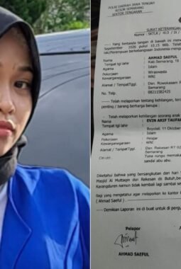 EVIN ARIF TAUFANI (20 Tahun) Hilang Misterius di Tengaran Semarang, Keluarga Memohon Bantuan Masyarakat