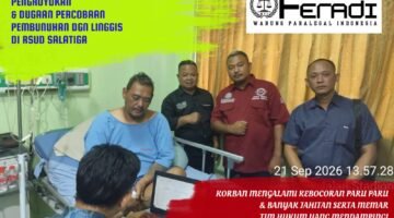 Korban Dugaan ‘Percobaan Pembunuhan & Pengroyokan Dgn Linggis Besi’ Mengalami Kebocoran Paru-Paru, Polres Salatiga BAP Korban didampingi Subur Jaya Lawfirm – FERADI WPI