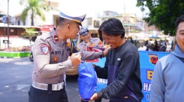 Semarak HUT Lalu Lintas Bhayangkara ke-71, Satlantas Polres Garut Hadir Berbagi dan Mengabdi untuk Masyarakat