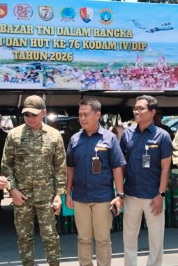 Bazar TNI Bersama Rakyat Semarakkan HUT ke-81 TNI dan HUT ke-76 Kodam IV/Diponegoro di Yogyakarta 