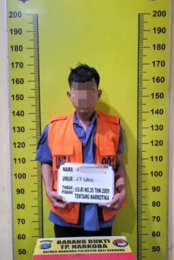 Coba kabur bawa sabu 4,48gram, IH disergap Satresnarkoba Polresta Deli Serdang 