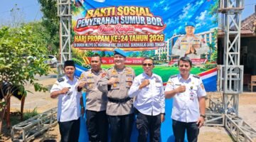 Warnai HUT ke-24 Propam Polri dengan Kepedulian, Bid Propam Polda Jateng Hadirkan Sumur Bor untuk Warga Mloyo Sukoharjo