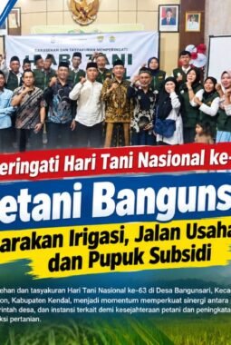 Hari Tani Nasional ke-63, Petani Bangunsari Suarakan Irigasi, Jalan Usaha Tani, dan Pupuk Subsidi