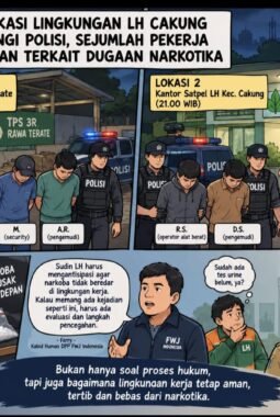 FWJ Indonesia Soroti Pemakaian Narkoba di Dinas Lingkungan LH Cakung Jakarta Timur