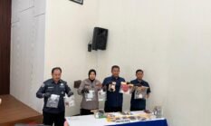 Konfrensi pers Periode Agustus-September 2026, Sat Res Narkoba Polres Semarang amankan Pasutri.