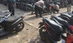 GARUT GEMPAR! Razia Polsek Bungbulang di SMAN 7 Garut, Puluhan Knalpot Brong Milik Siswa Copot di Tempat