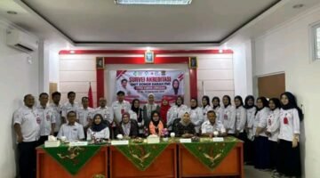 Tingkatkan Mutu Pelayanan, UDD PMI Lubuk Linggau Ikuti Survei Akreditasi 2026