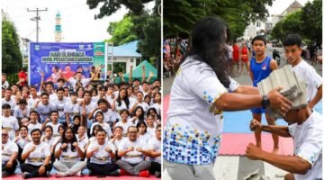Peringatan HAORNAS Siantar Tuan Rumah Pertandingan 3 Cabor Pekan Olah Raga Provinsi Sumut XII 2026