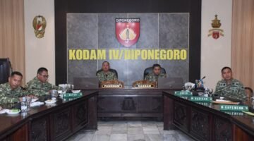 Pangdam IV/Diponegoro Ikuti Evaluasi Percepatan KDKMP
