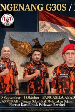 KOTI MPC PP KOTA PEKANBARU MENGENANG TRAGEDI G30S/PKI, JANGAN PERNAH MELUPAKAN SEJARAH BANGSA
