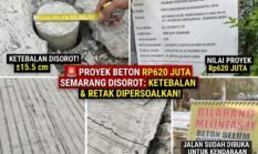 Pekerjaan Beton Rp620 Juta Disorot! Jalan Taman Srinindito Sudah Dibuka, Retak Muncul, Ketebalan Dicek Ulang